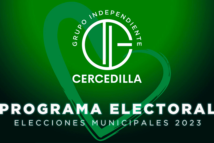 Presentación programa electoral 2023 Grupo Independiente Cercedilla GIC